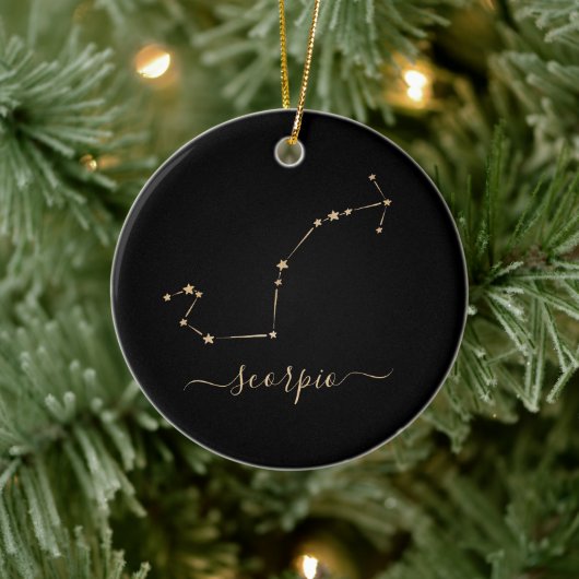 Scorpio Constellation keramisch siergoed Ornament (Boom)