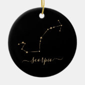 Scorpio Constellation keramisch siergoed Ornament (Voorkant)