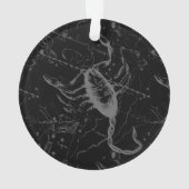 Scorpio Constellation par Hevelius 1690 (dos)