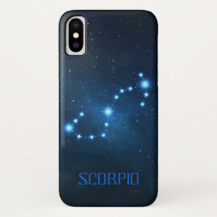 Scorpio Constellation Zodiac iPhone X Hoesje