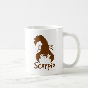 Scorpio Cute Scorpion Symbool 2-zijdig Koffiemok