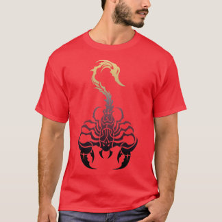 Scorpio dierlijk tribaal schorpioen zodiaal teken  t-shirt