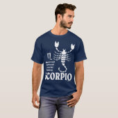 Scorpio Donkere Shirten T-shirt (Voorkant volledig)