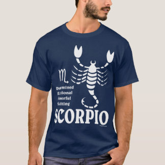 Scorpio Donkere Shirten T-shirt