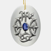 Scorpio en Pisces Medallion 2 Ornament (Achterkant)