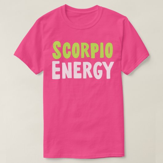 Scorpio-energie T-shirt (Design voorkant)