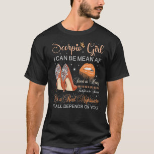 Scorpio Fille Anniversaire talons hauts Lèvres de