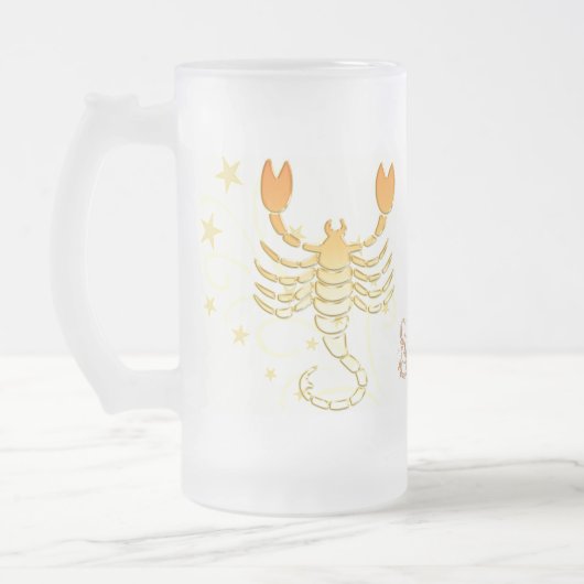Scorpio Frosted Mok (Links)