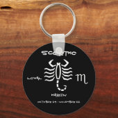 Scorpio Gepersonaliseerd Sleutelhanger (Voorkant)