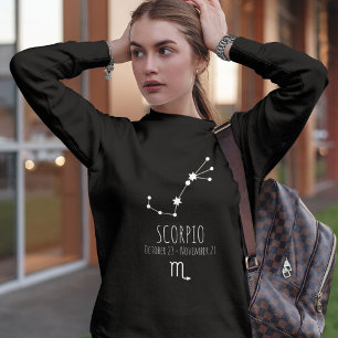 Scorpio Gepersonaliseerde zodiac-constellatie Trui