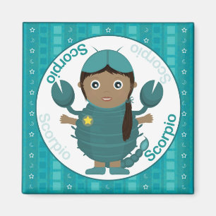 Scorpio Girl Caractère Magnet