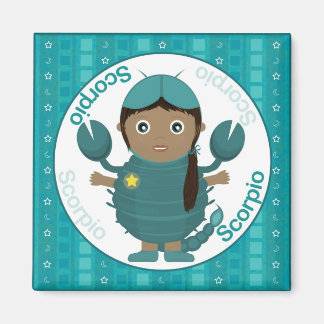 Scorpio Girl Caractère Magnet
