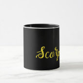 Scorpio Gold Lettering Mok (Midden)