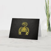 Scorpio Gold op leder Kaart (Voorkant)