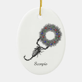 Scorpio Holiday Ornament