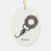 Scorpio Holiday Ornament (Achterkant)