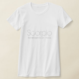 Scorpio Horoscope-ontwerp T-shirt
