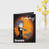 Scorpio Kaart (Gele Bloem)