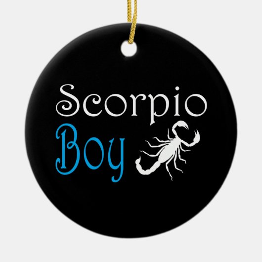 Scorpio Keramisch Ornament (Voorkant)