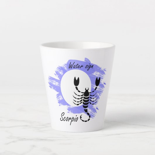 Scorpio Latte Mok (Voorkant)