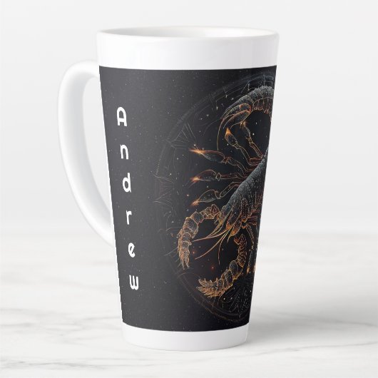Scorpio Latte Mug (Angle gauche)