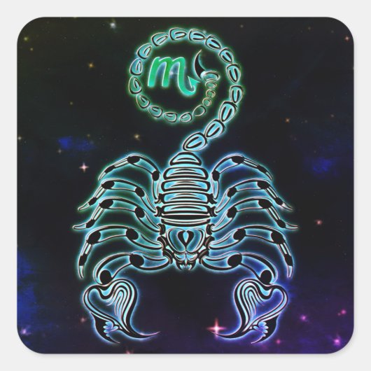 scorpio les autocollants du scorpion zodiac (Devant)