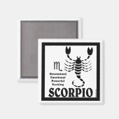 Scorpio Magnet Magneet (Voorkant / Achterkant)