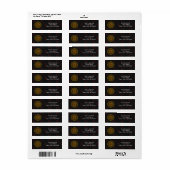 Scorpio Mandala Adres Etiket (Full Sheet)