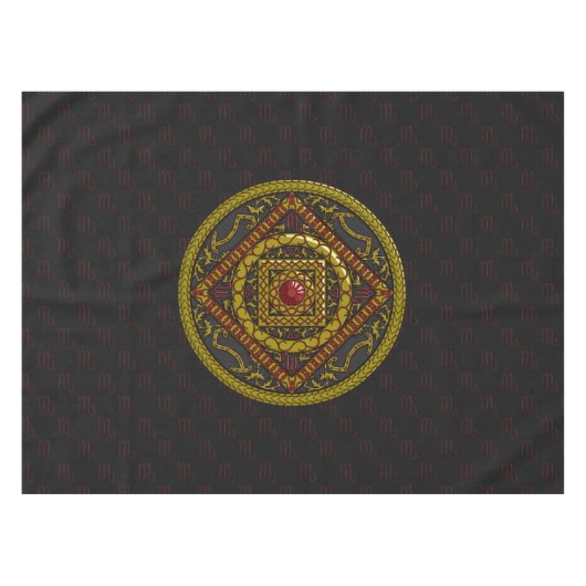 Scorpio Mandala Nappe (Devant (Horizontal))