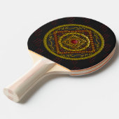Scorpio Mandala Ping Pong Batje (Voorkant Gekanteld)