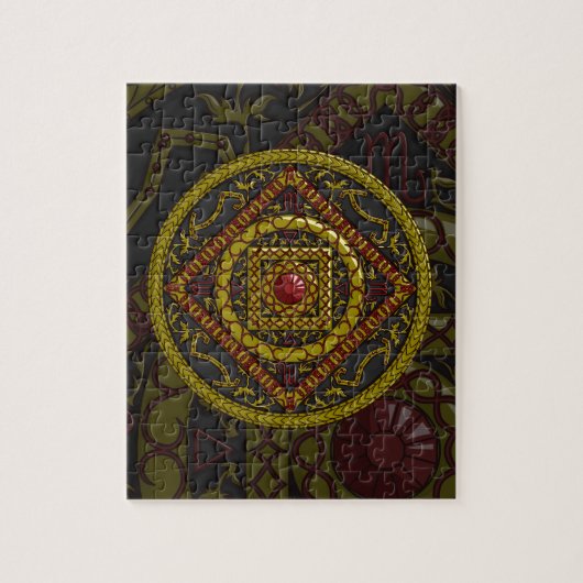 Scorpio Mandala Puzzle (Vertical)