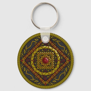 Scorpio Mandala Sleutelhanger