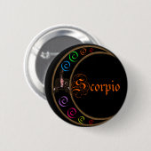 Scorpio Moons Ronde Button 5,7 Cm (Voorkant /achterkant)