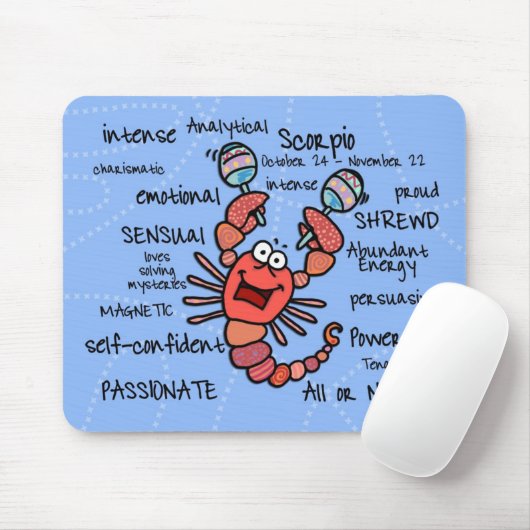 scorpio mousepad muismat (Met muis)
