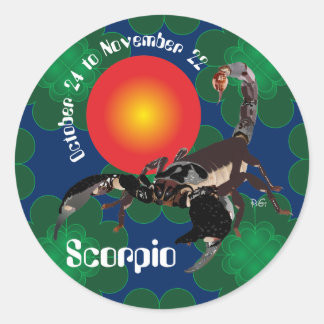 Scorpio October 24 à novembre 22 Autocollants