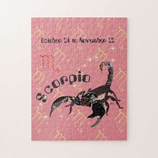Scorpio October 24 à novembre 22 Puzzle (Vertical)