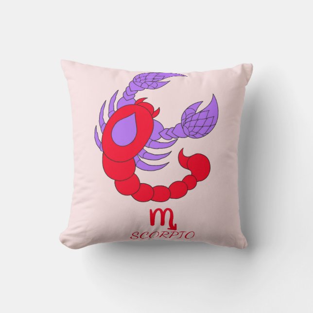Scorpio Omkeerbaar Sierkussen (Voorkant)