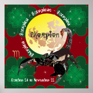 Scorpio Poster 24 oktober t/m 22 november