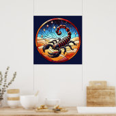 Scorpio-Poster Poster (Keuken)