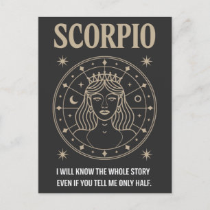 Scorpio Queen: Ik ken het hele verhaal Briefkaart
