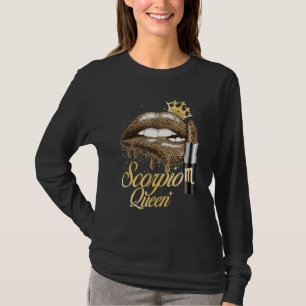 Scorpio Queen Zodiac Sign Horoscope Birthday T-shirt