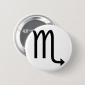 Scorpio Ronde Button 5,7 Cm (Voorkant /achterkant)