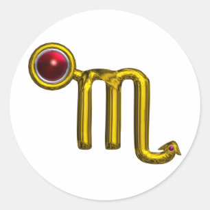 SCORPIO RONDE STICKER