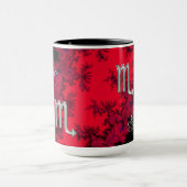 Scorpio Rood en Zwarte Zodiac Mok (Midden)