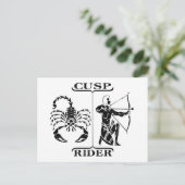 Scorpio/Sagittarius Briefkaart (Staand voorkant)