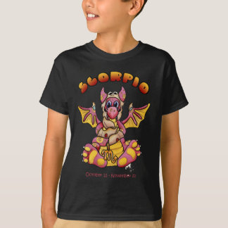 scorpio schattige baby dragon zodiac t-shirt