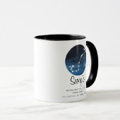 Scorpio Sign, Constellation, Zodiac Coffee Mok (Voorkant rechts)