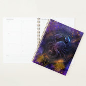 Scorpio signe Zodiac Aquarelle Design (Devant avec enveloppe)