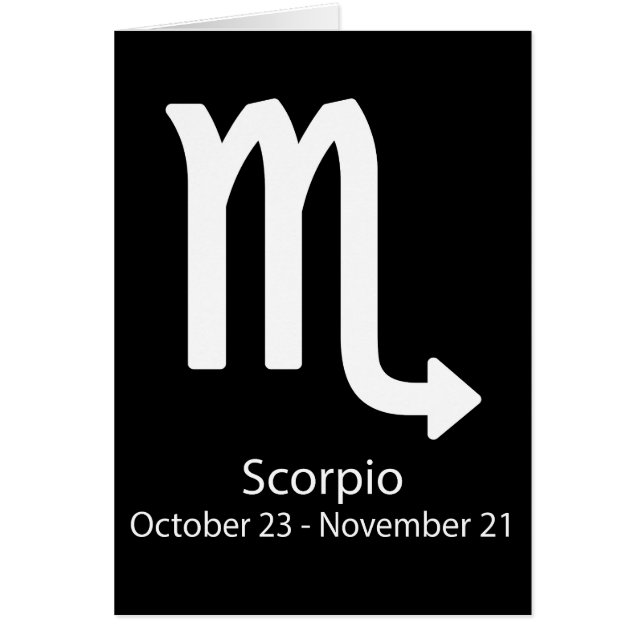 Scorpio signe Zodiaque Astrologie (Devant)