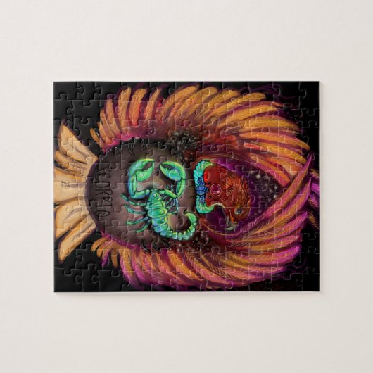 Scorpio SIGNE Zodiaque Jigsaw Puzzle (Horizontal)